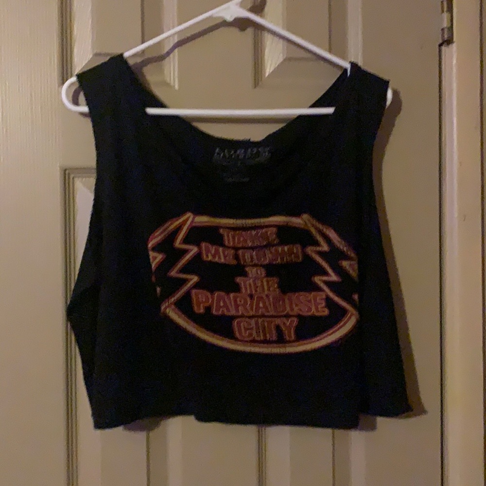 Guns N Roses crop top
